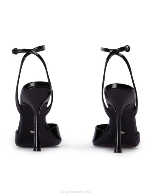 Stöckelschuhe| de Tony Bianco Frauen Eden-Heels Schwarz hochglänzend 462443